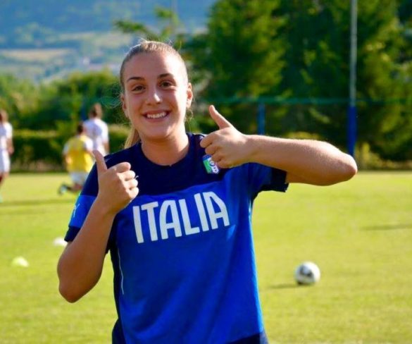 Gloria Marinelli in Olanda con la Nazionale Under 19