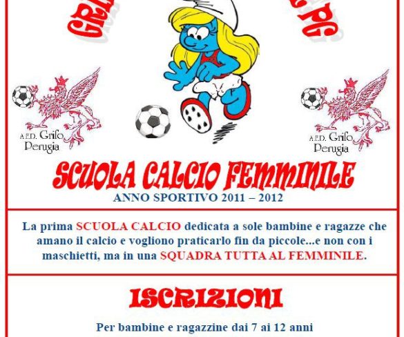 Si parte con la scuola calcio al femminile