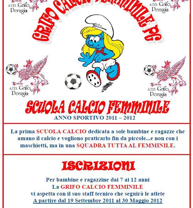 Si parte con la scuola calcio al femminile