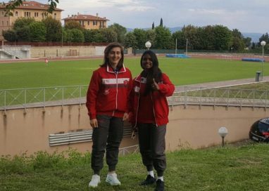 Anche due ragazze della Grifo Perugia tra i tedofori per la fiaccolata in onore di Santa Rita