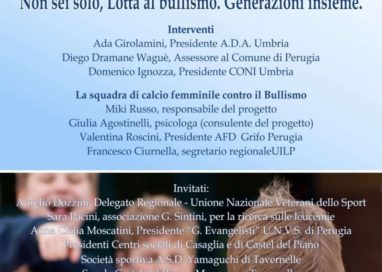 La Grifo Perugia si schiera contro il bullismo